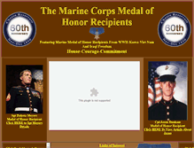 Tablet Screenshot of marinemedals.com